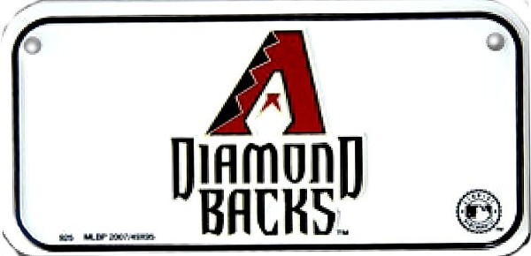 signs 4 fun Arizona D-Backs Bike Tag