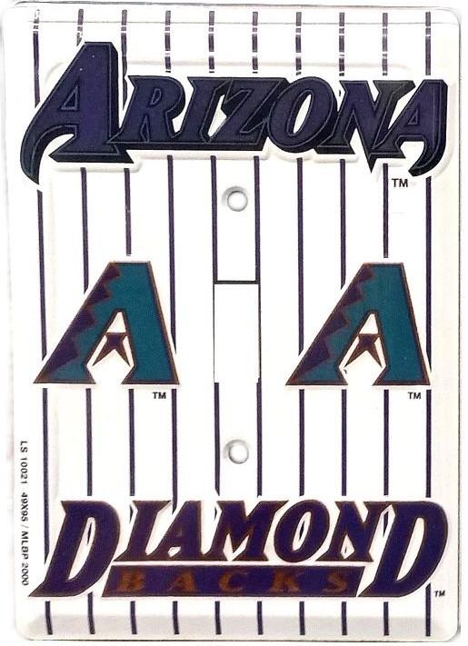 signs 4 fun Arizona D-Backs Single Switch Plate