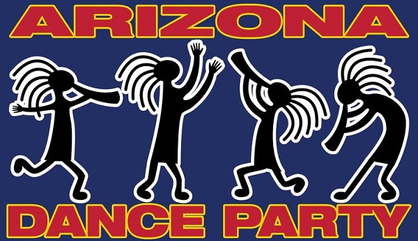 signs 4 fun Arizona Dance Party - Kokopelli Sticker
