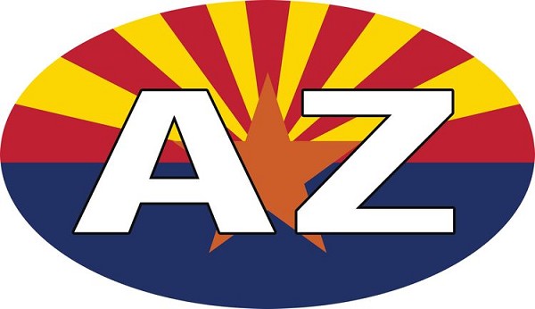 signs 4 fun Arizona Flag Sticker