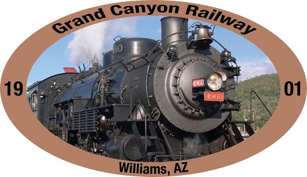 signs 4 fun Arizona Grand Canyon Railway Sticker