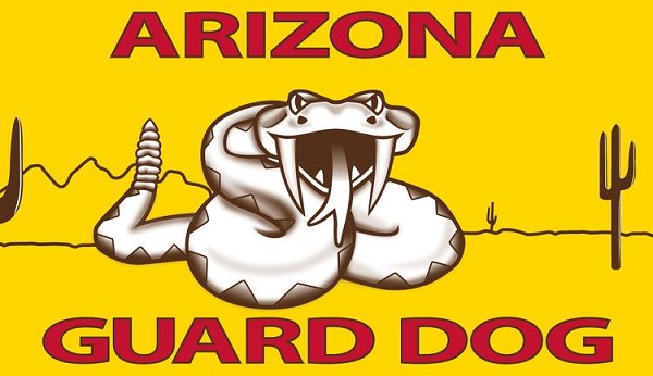 signs 4 fun Arizona Guard Dog Sticker