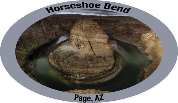 signs 4 fun Arizona Horseshoe Bend Sticker