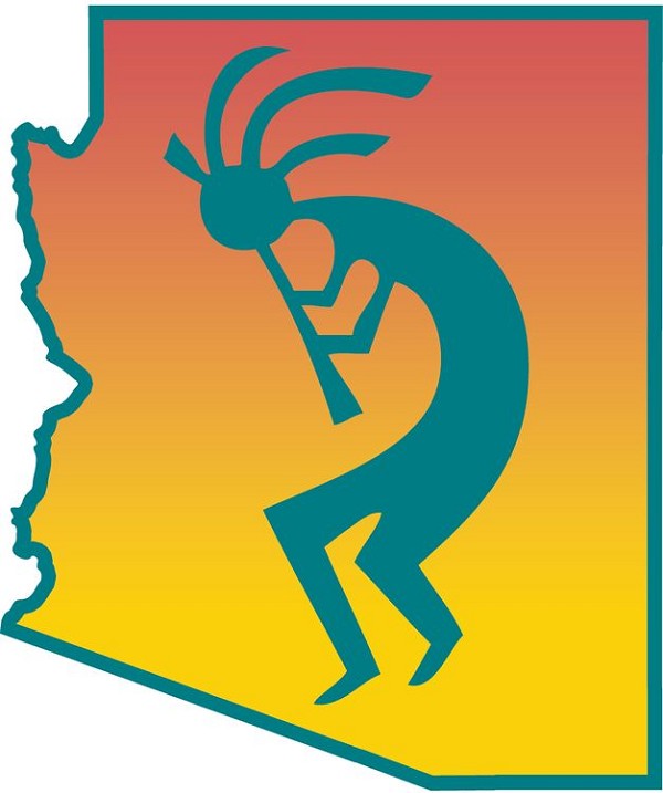 signs 4 fun Arizona Kokopelli Sticker
