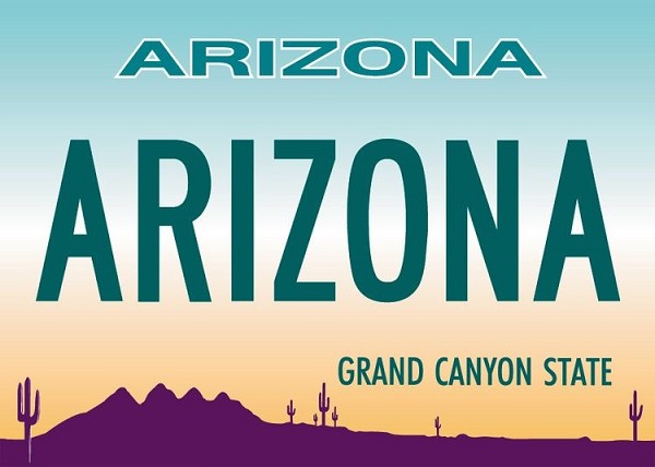 signs 4 fun Arizona License Plate Magnet