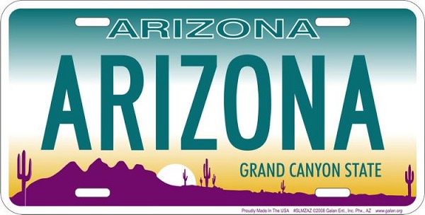 signs 4 fun Arizona License Plate