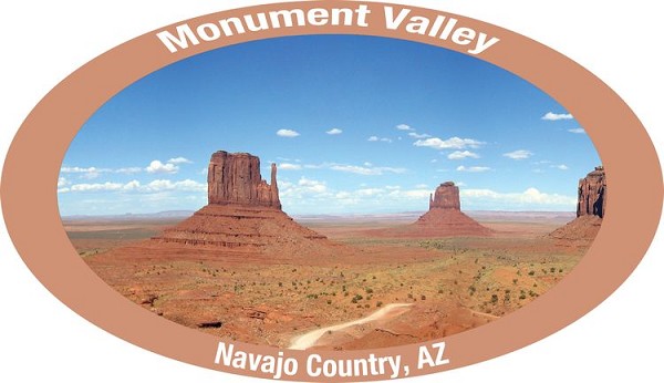 signs 4 fun Arizona Monument Valley Sticker