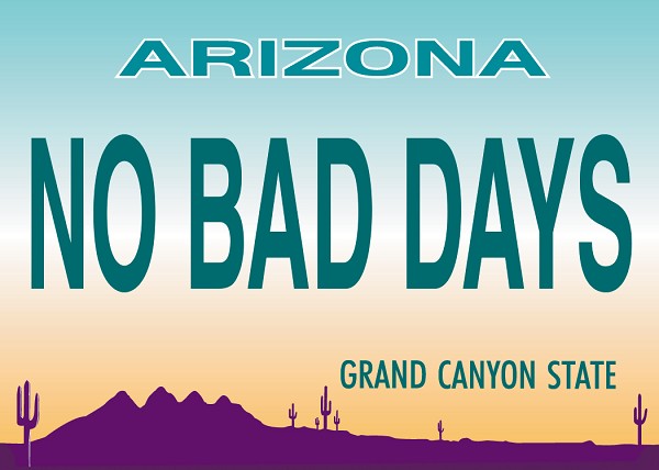 signs 4 fun Arizona No Bad Days Magnet