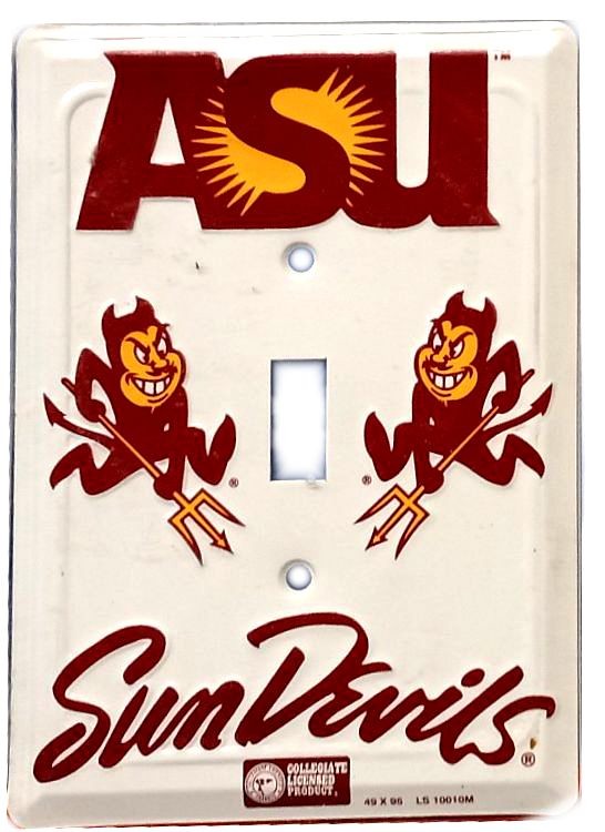 signs 4 fun Arizona State Sun Devils Switch Plate