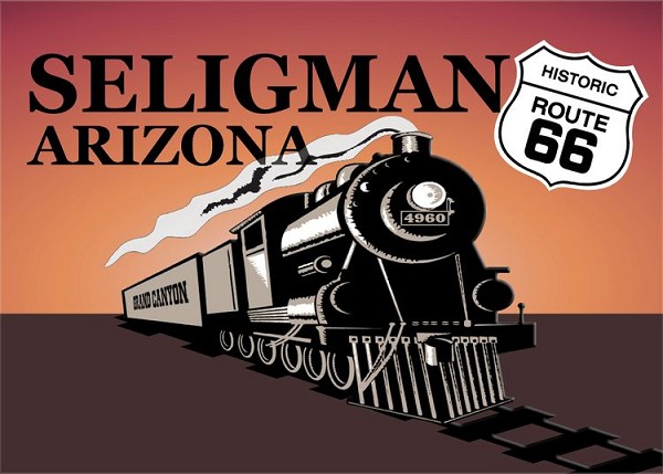 signs 4 fun Arizona Train - Seligman Magnet