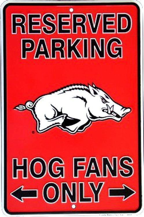 signs 4 fun Arkansas Razorbacks Sm. Parking Sign