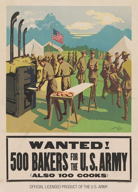 signs 4 fun Army Bakers Wanted Magnet