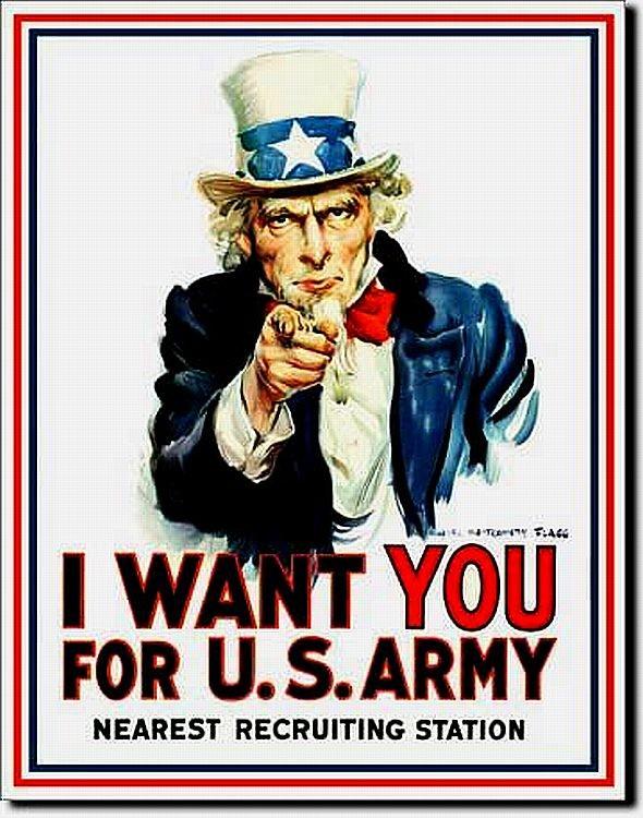 signs 4 fun Army - I Want You Metal Tin Sign