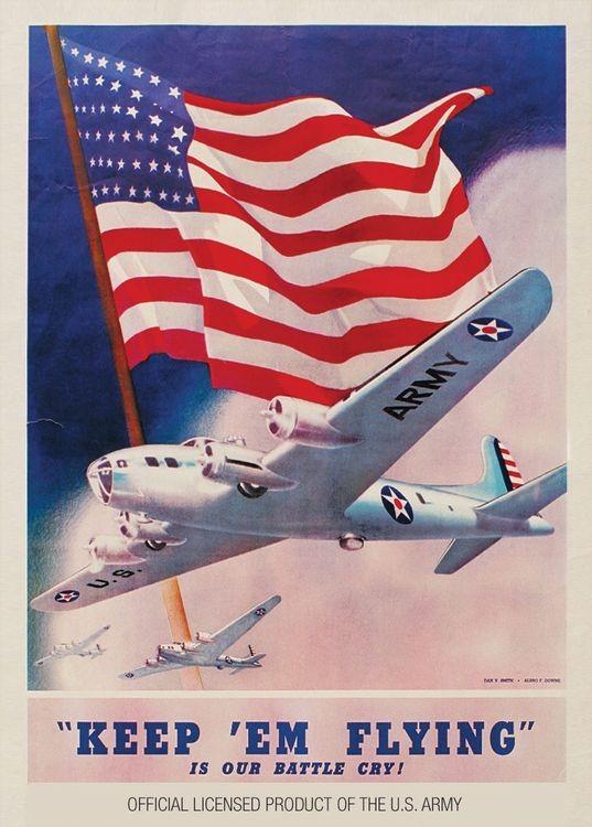 signs 4 fun Army Keep em Flying Magnet