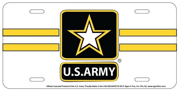 signs 4 fun Army Star License Plate
