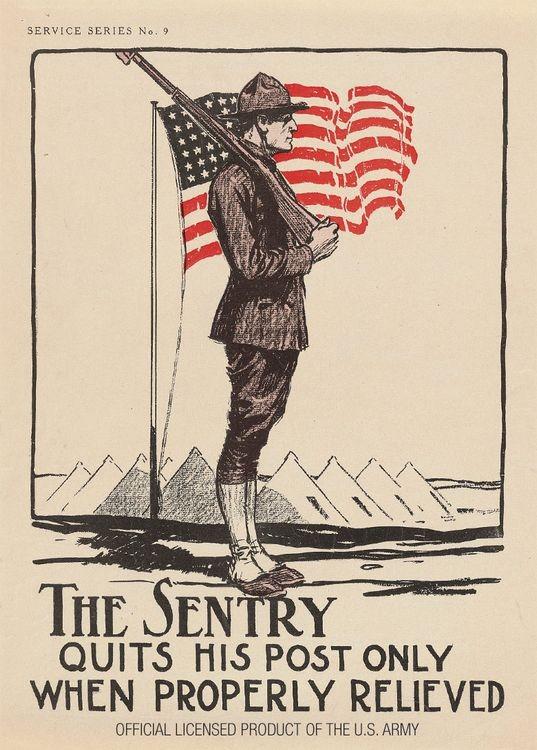 signs 4 fun Army The Sentry Magnet