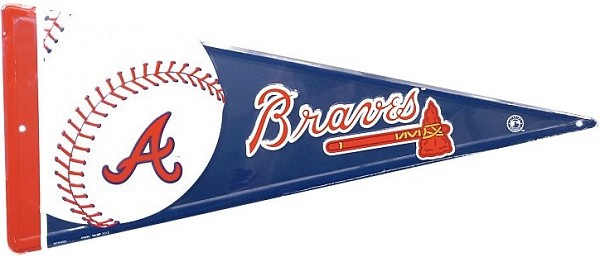 signs 4 fun Atlanta Braves Pennant