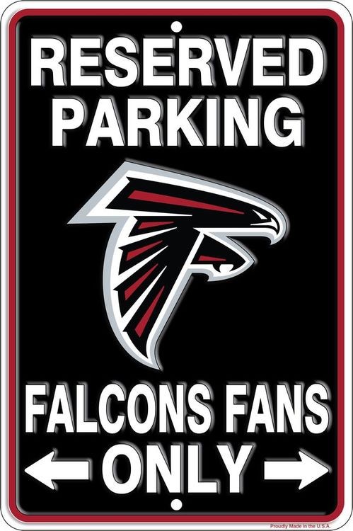 signs 4 fun Atlanta Falcons Sm Parking Sign