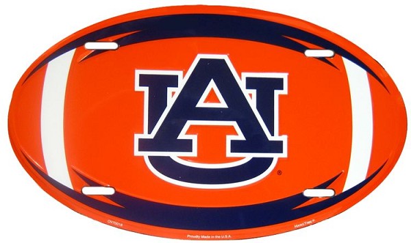 signs 4 fun Auburn Oval New License Plate