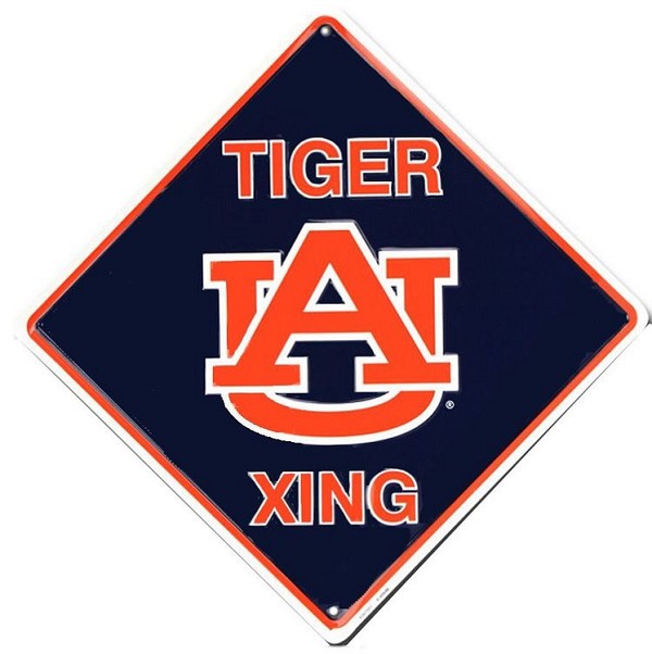signs 4 fun Auburn Tigers College Crossing Sign
