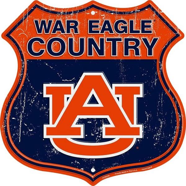 signs 4 fun Auburn War Eagle Country Shield
