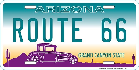 signs 4 fun AZ Rat Rod License Plate