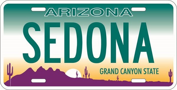 signs 4 fun AZ - Sedona License Plate