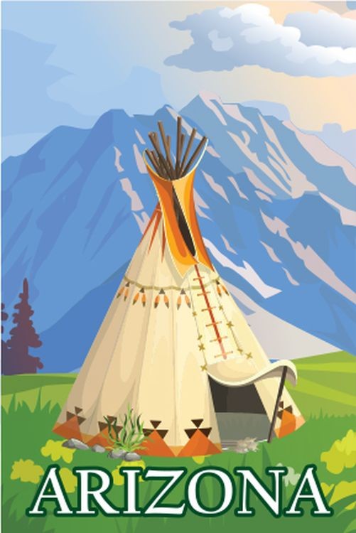 signs 4 fun AZ Tee Pee Sm Sticker