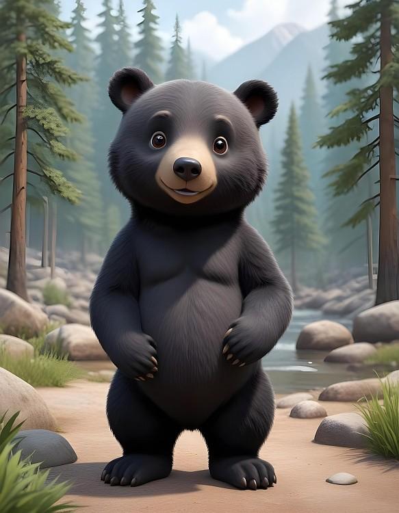 signs 4 fun Baby Bear Magnet