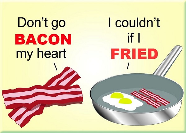 signs 4 fun Bacon My Heart Magnet