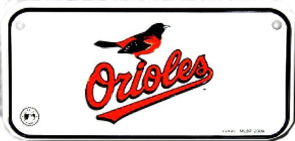 signs 4 fun Baltimore Orioles Bike Tag