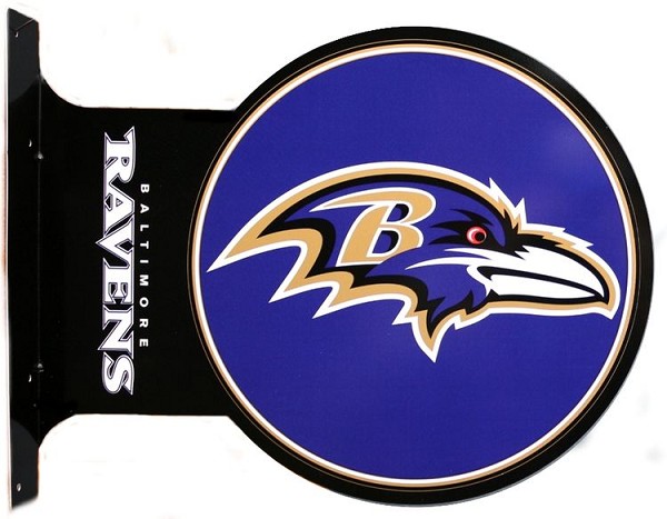 signs 4 fun Baltimore Ravens Flange Sign