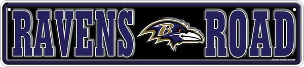 signs 4 fun Baltimore Ravens Small Street Sign