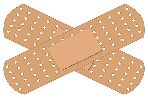 signs 4 fun Bandaid Large Sticker