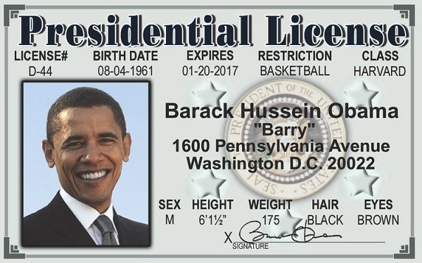 signs 4 fun Barack Obama ID