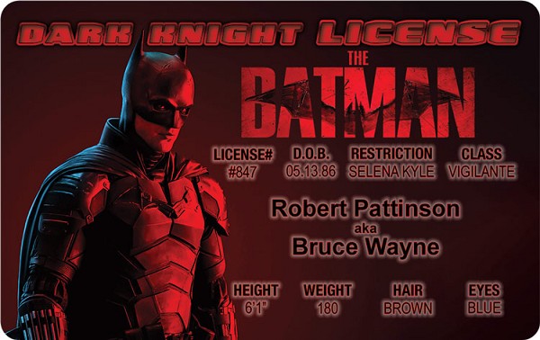 signs 4 fun Batman - Robert Pattinson ID