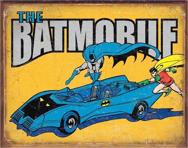 signs 4 fun Batman - The Batmobile Metal Sign