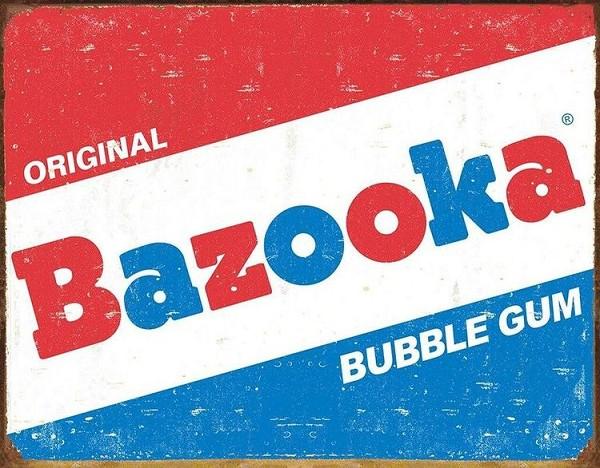 signs 4 fun Bazooka Gum Metal Tin Sign