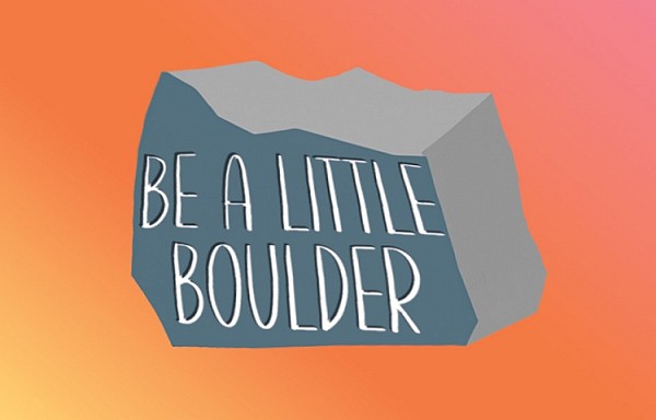 signs 4 fun Be a Little Boulder Pocket Hug