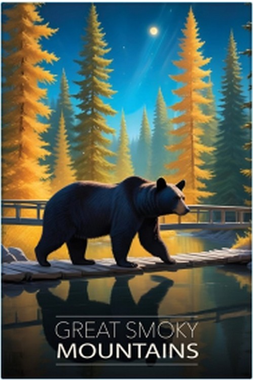 signs 4 fun Bear on Bridge Postcard