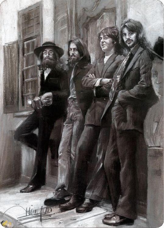 signs 4 fun Beatles on the Street Sm. Parking Sign