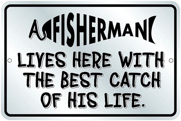 signs 4 fun Best Catch Sm. Parking Sign