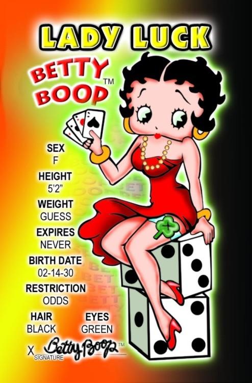 signs 4 fun Betty Boop Dice ID