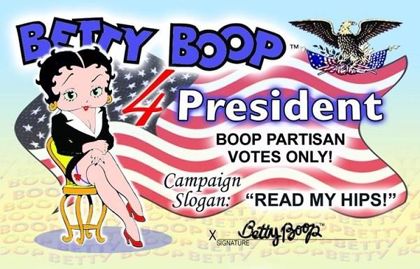 signs 4 fun Betty Boop Pres ID
