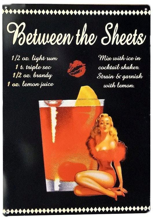signs 4 fun Between the Sheets Metal Sign