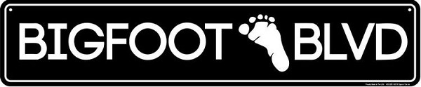 signs 4 fun Bigfoot Blvd Street Sign