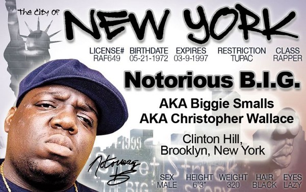 signs 4 fun Biggie Smalls ID