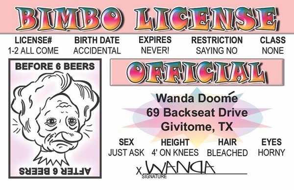 signs 4 fun Bimbo II ID