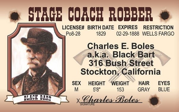 signs 4 fun Black Bart ID