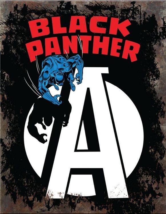 signs 4 fun Black Panther A Metal Sign